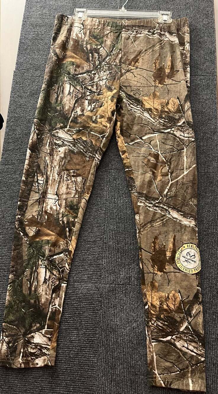 Realtree Xtra Camouflage Leggings Size XL Cotton Blend Pant
